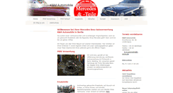 Desktop Screenshot of k-m-automobile.de
